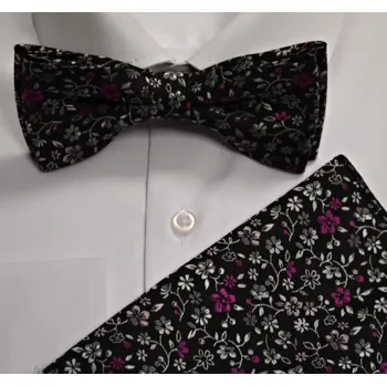 Motýlek Pánský motýlek s kapesníkem M5 - vzor 386