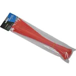 Stahovací pásky 5 x 300 mm, 50 kusů, červená barva - ASTA