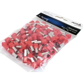 Dutinové elektrické konektory - dutinky 10 mm2, 100 ks - ASTA A-RE1012