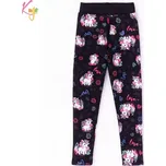 Dívčí zateplené legíny Kugo YL1131 tmavě modré