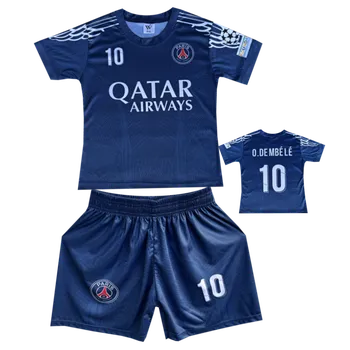 Míčový sport Numberoplus Premium dětský fotbalový dres Komplet Paris Saint - Germain FC - Ousmane Dembélé 10 Velikost: 10-let (vel.134)