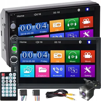 Autorádio 2 DIN AUTORÁDIO Seat ŠKODA KAMERA ANDROID BLUETOOTH USB AUX SD