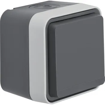 Elektrická zásuvka Hermetická Elektrická Zásuvka Hager, šedá