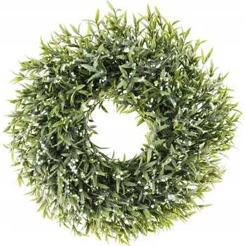 Vánoční dekorace Vánoční dekorace Věnec zelený zasněžený