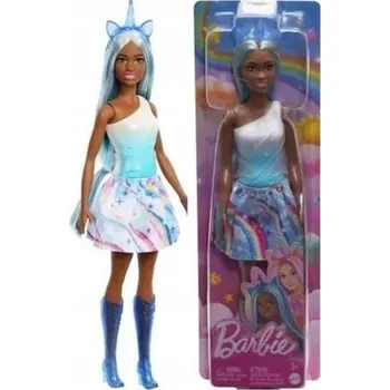 Panenka PANENKA BARBIE DREAMTOPIA JEDNOROŽEC s dlouhými modrými vlasy HRR14