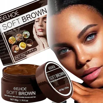 Přípravek na opalování EELHOE SOFT BROWN Krém urychlující opalování 50g PRO INTENZIVNÍ OPÁLENÍ