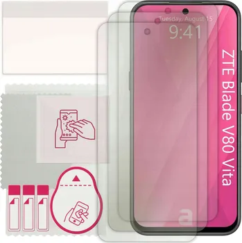Pouzdro na mobilní telefon 3x MATNÁ hydrogelová Fólie pro ZTE Blade V80 Vita