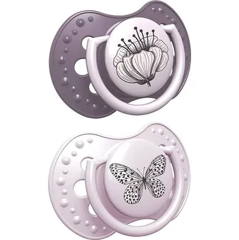 LOVI Dudlík LOVI BOTANIC 6-18 m, 2 ks - girl