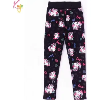 Dívčí zateplené legíny Kugo YL1131 tmavě modré