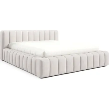 Postel Čalouněná postel GINO 140x200 cm s nízkým čelem Béžová