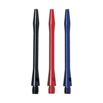 Příslušenství pro šipky Harrows Anodised Aluminium Medium náhradní násadky na šipky Barva: černá