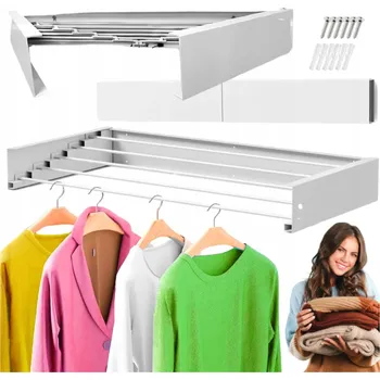 Sušák na prádlo Sušák na prádlo na balkon NAVIN LinoFlat 80 se skládacími křídly