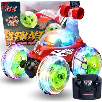 autíčko Dálkově Ovládané Auto + Ovladač Akrobatické Kaskadérské Twister Tančící