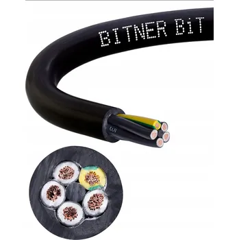 elektrický kabel Řídicí kabel BiT 500 BLACK FR 5G0,75 500V