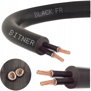 elektrický kabel Elektrický kabel Bitner ohebný ovládací YKY 2x0,75 mm2 300/500V