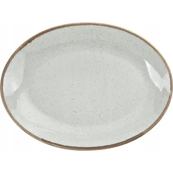 Oválný servírovací talíř 24x18 cm Seasons Grey