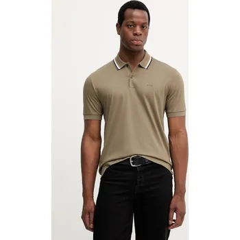 Pánské oblečení Bavlněné polo tričko BOSS Penrose 38 50469360 zelená 81X, vel. L