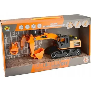 autíčko BAGR S LŽÍC 3v1 ZVUK VOZIDLO PRO DĚTI