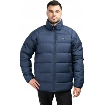 Moto oblečení PATAGONIA Pánská bunda oboustranná Reversible Silent Down modrá m