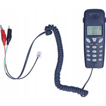 Stolní telefon PEVNÁ LINKA TELEFON S LCD DISPLEJEM 16-BIT