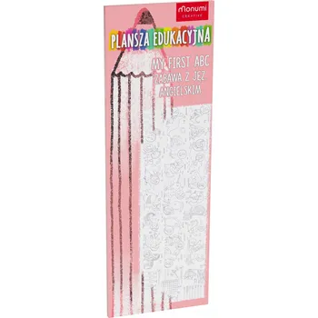 Hračka pro nejmenší XXL podlahová omalovánka Moje první ABC - Zábava s angličtinou Monumi