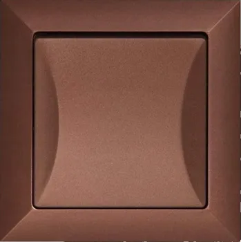 vypínač OPAL ZVONEK TLAČÍTKO VRATNÉ BRONZOVÉ