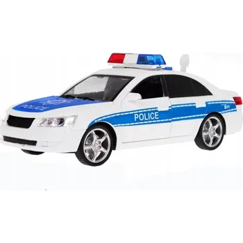 autíčko Policejní auto s pohonem - Světlo a zvuk - Policejní vůz RJ3370A