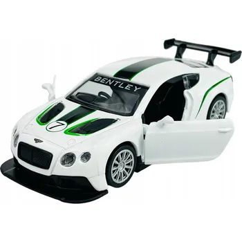 autíčko MSZ Bentley Continental GT3 bílý 1:43 Nový model