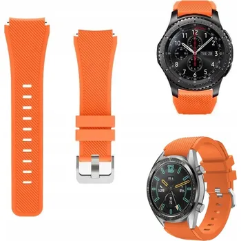 Univerzální 22mm oranžový řemínek Best Accessories