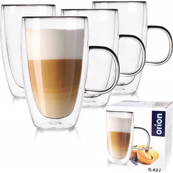 Sklenice Sklenice na latte Orion 430 ml 4 ks