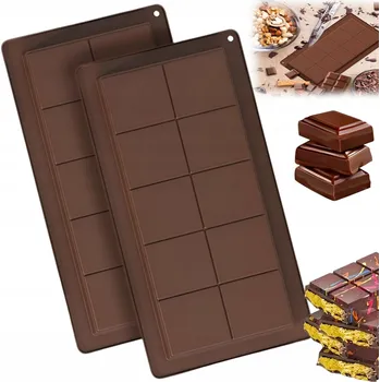 Nádoba na pečení Silikonová forma na čokoládu TABULKA NA DUBAJSKOU čokoládu dubajská
