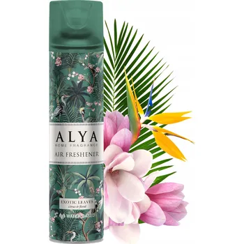 Vůně do bytu Alya Osvěžovač Vzduchu do Koupelny ve spreji Exotic Leaves 300ml