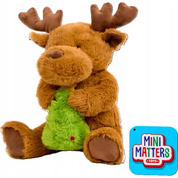 plyšák VÁNOČNÍ SOB PLYŠOVÁ PLYŠÁK - PLYŠOVÝ SOB SE STROMEČKEM - DÁREK