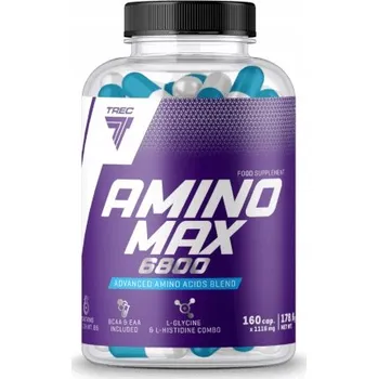 Aminokyselina Aminokyseliny Trec Nutrition Amino Max 6800 kapsle 320 ks přírodní