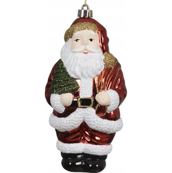 Vánoční dekorace Vánoční Baňky ve tvaru Mikuláš 17 cm 1 ks