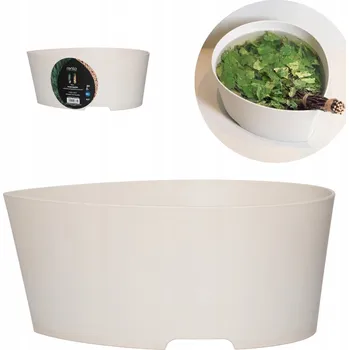 Mísa Příslušenství do Sauny Vědro Rento Pisara 8,5 l Bílá Biokompozit Velké