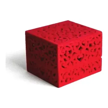 Dárková krabička Dárková krabička samet červená prořezávaná (Dárková sametová zdobená)