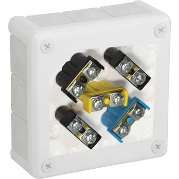 Elektroinstalační krabice Elektroinstalační krabice na omítku Viplast 118 x 110 x 46 mm 051-51