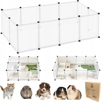 Obraz VELKÁ KOTEC VÝBĚH PRO KRÁLÍKY KOČKY PSA ŠTĚŇAT 143 x 73 cm