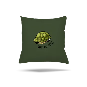 Polštář Bastard Jdu do sebe polštář Olive Green
