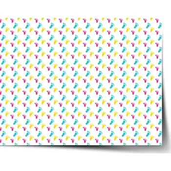 Plakát Sablio Plakát Obtisk nožiček - 60x40 cm