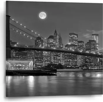 Obraz Sablio Obraz Noční New York 2 - 50x50 cm