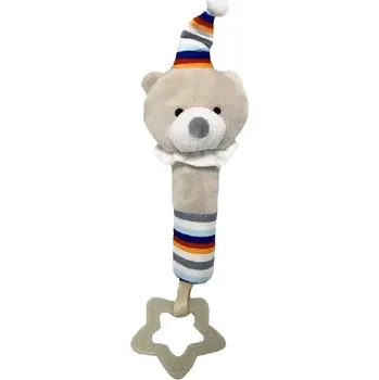 plyšák Plyšový medvídek s balónkem 17 cm TULILO – hračka se zvukem