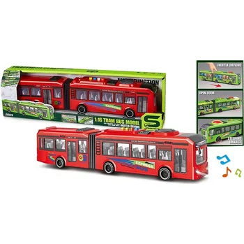 autíčko Dvoukloubový autobus – dětské vozidlo se zvuky a světly