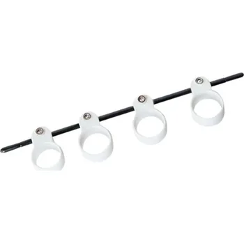 Kytara Expander prstů Nastavitelný trenažér síly prstů Plastové příslušenství pro hudební nástroje Pro kytaru klavír housle baskytaru Začátečníci bílá