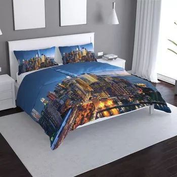 Povlečení Sablio Povlečení Noční mrakodrapy - 140x200 / 90x70