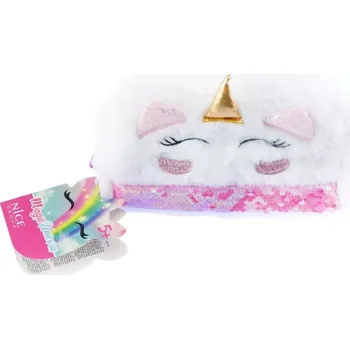 Penál Plyšový penál s motivem jednorožce