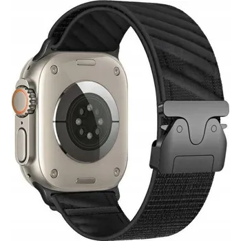 Řemínek na hodinky Nylonový řemínek Beline Oblique pro Apple Watch 38/40/41mm černý