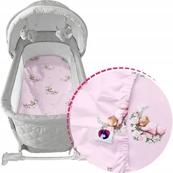 Prostěradlo Prostěradlo do Kolébky Milly Mally Dream On Bavlněné 82x40 Vzory