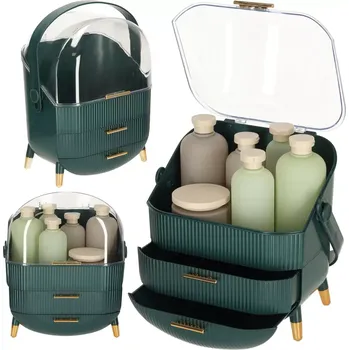 Úložný box Creative Corner Skříňka na organizér kosmetiky zelená KI-3917883685